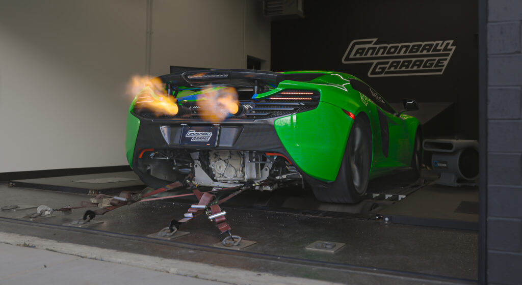 McLaren 650s Dyno Tuning at Cannonball Garage in Chicago